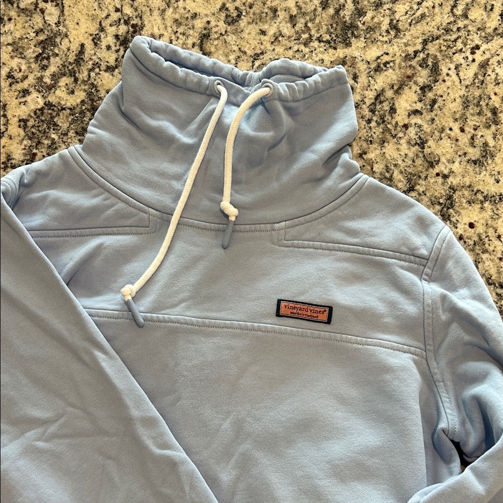 Vineyard Vines Sky Blue Fleece Pullover